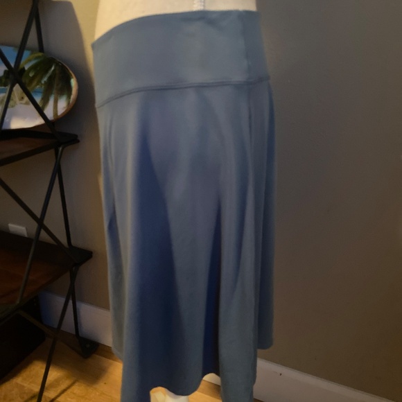 Patagonia Blue A-Line Circle Skirt Elastic Waistband Activewear Athleisure - Picture 7 of 12